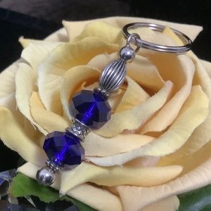 Handmade Keychain or Bag Charm with Beads